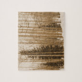 Puzzle Labyrinthe forestier Sepia - 8x10 - 110 pièces (Vertical)