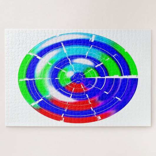 Puzzle labyrinthe ovale (Horizontal)