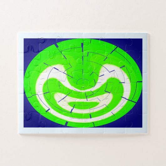 Puzzle labyrinthe vert (Horizontal)