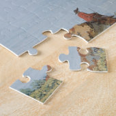 Puzzle Lac annecy avec le château par Karl Ludwig Hackert (Côté)