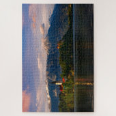 Puzzle Lac Bled au coucher du soleil (Vertical)
