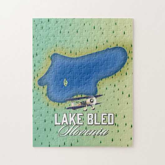 Puzzle Lac Bled Slovénie (Vertical)