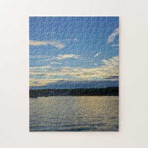 Puzzle Lac Blue Sunset D'Ozarks