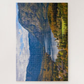 Puzzle Lac Bohinj en Slovénie en automne (Vertical)