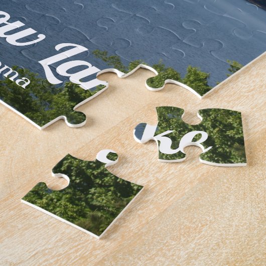 Puzzle Lac Bow brisé (Côté)