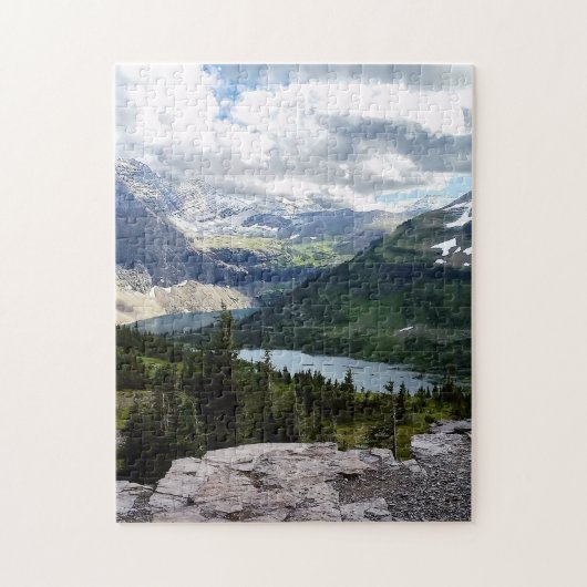 Puzzle Lac Caché Vue sur le parc national des Glaciers Mo (Vertical)