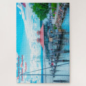 Puzzle Lac Champlain Vermont.Noël Salutations Jigsaw (Vertical)