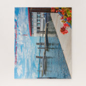 Puzzle Lac Champlain Vermont. voeux de Noël (Vertical)