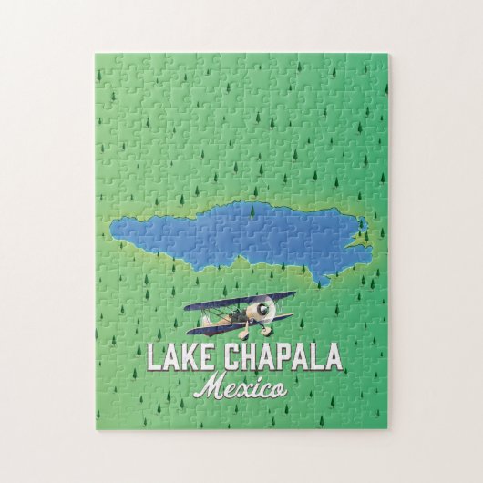 Puzzle lac Chapala Mexique (Vertical)