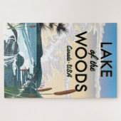 Puzzle Lac des Bois USA canada (Horizontal)