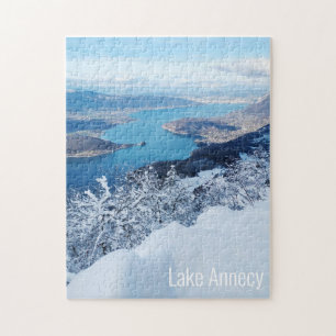 Puzzle Lac d'hiver d'Annecy, Haute Savoie