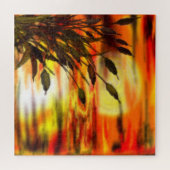 Puzzle Lac du coucher de soleil - Peinture (Horizontal)