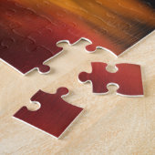 Puzzle Lac et Cabine avec arbres d'automne (Côté)