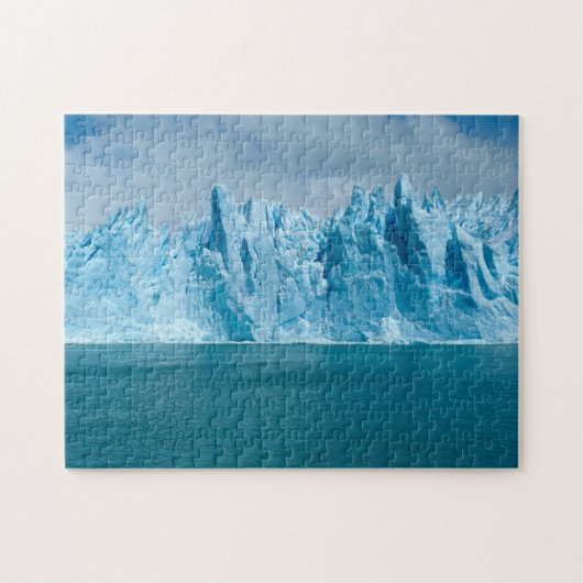 Puzzle Lac, glace et ciel bleus (Horizontal)