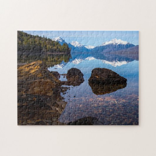 Puzzle Lac Glacier Parc McDonald. (Horizontal)