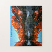 Puzzle Lac Haiyaha Colorado.Salutations de Noël (Vertical)