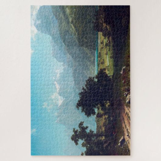 Puzzle Lac Lucerne, Albert Bierstadt (Vertical)