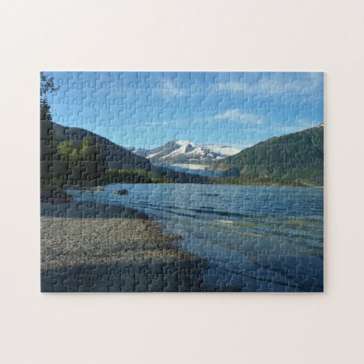 Puzzle Lac Mendenhall dans Juneau Paysage de l'Alaska (Horizontal)