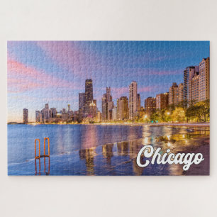 Puzzle Lac Michigan, Chicago, Illinois, États-Unis