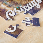 Puzzle Lac Michigan, Chicago, Illinois, États-Unis (Côté)