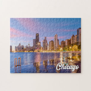 Puzzle Lac Michigan, Chicago, Illinois, États-Unis