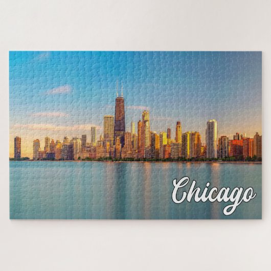 Puzzle Lac Michigan, Chicago, Illinois, États-Unis (Horizontal)