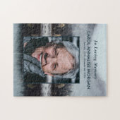 Puzzle Lac Misty Forest Photo En Mémoire D'Amour (Horizontal)