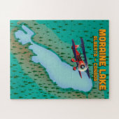 Puzzle Lac Moraine Alberta Carte du Canada (Horizontal)