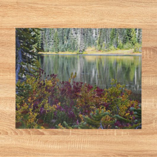 Puzzle Lac paisible Vibrant automne couleur paysage