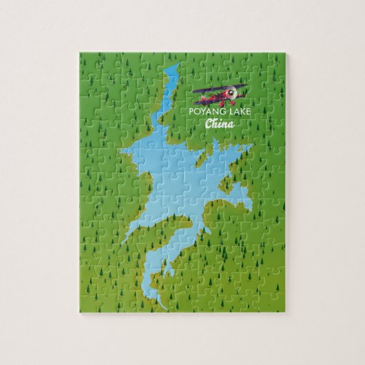 Puzzle Lac Poyang (Vertical)