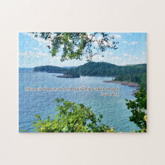 Puzzle Lac Supérieur avec écritures