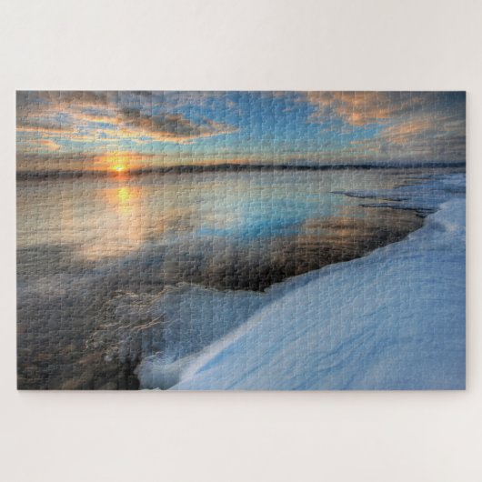 Puzzle Lac Teslin Après Une Tempête De Défrichement, Yuko (Horizontal)