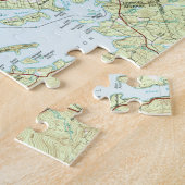 Puzzle Lac Winnipesaukee Map (1986) (Côté)