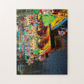 Puzzle Lac Xochimilco Mexique. (Vertical)