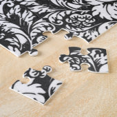 Puzzle Lace noir blanc Damas Brocade (Côté)