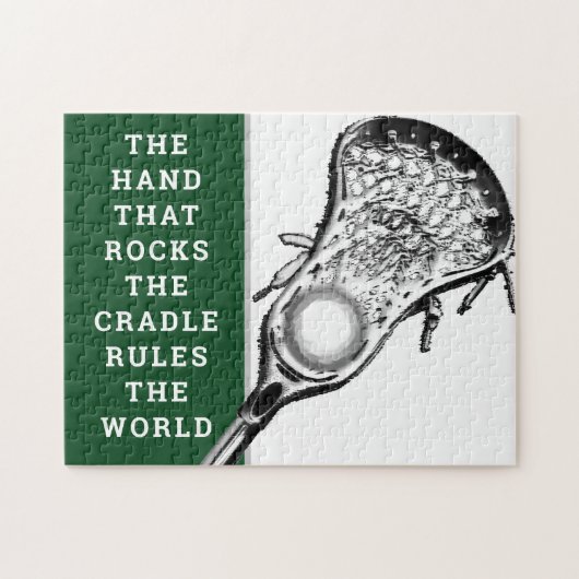 Puzzle Lacrosse Nouveautés Cadeaux (Horizontal)