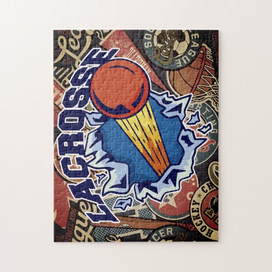 Puzzle Lacrosse Wild (Vertical)