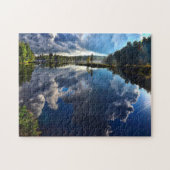 Puzzle Lacs et forêts Québec. (Horizontal)