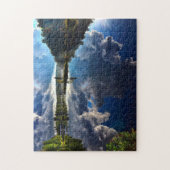 Puzzle Lacs et forêts Québec. (Vertical)