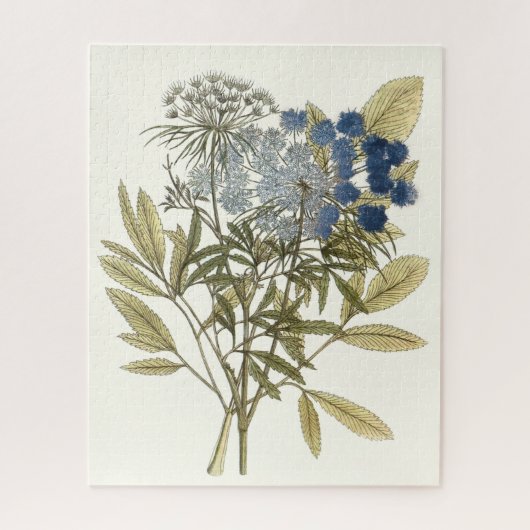 Puzzle Lacy Feuilles - Fleurs et verdure (Vertical)