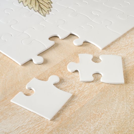 Puzzle Lacy Feuilles - Fleurs et verdure (Côté)