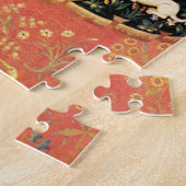 Puzzle LADY AND UNICORN, Lion, Fleurs, Animaux (Côté)