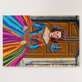 Puzzle Lady Art (Horizontal)