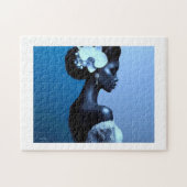 Puzzle Lady Blue Alicia C. Lacy (Horizontal)