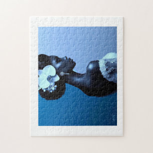 Puzzle Lady Blue Alicia C. Lacy