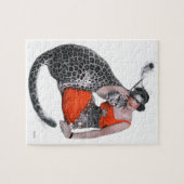 Puzzle Lady et Leopard (Horizontal)