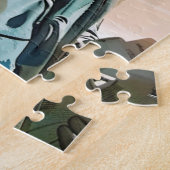 Puzzle Lady Liberty et le drapeau américain (Côté)