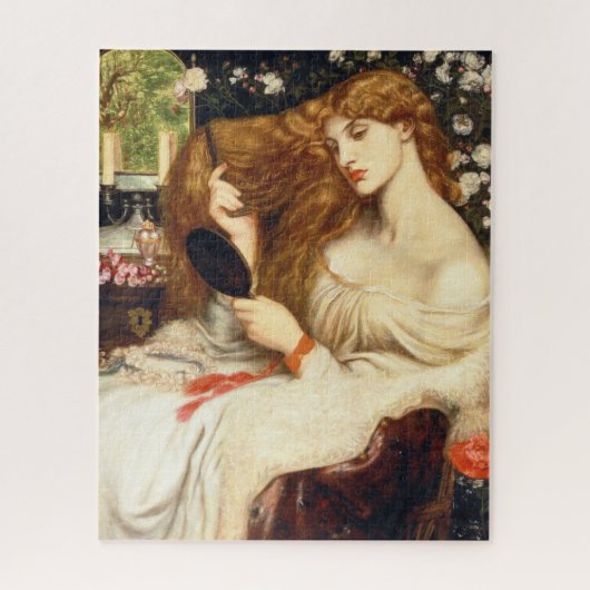 Puzzle Lady Lilith (Beauté étonnante avec cheveux rouges (Vertical)
