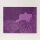 Puzzle Lady Purple (Horizontal)