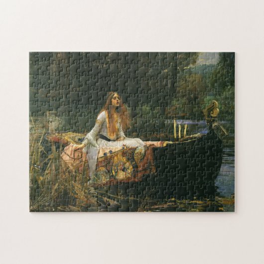 Puzzle Lady Shalott On Boat par John William Waterhouse (Horizontal)